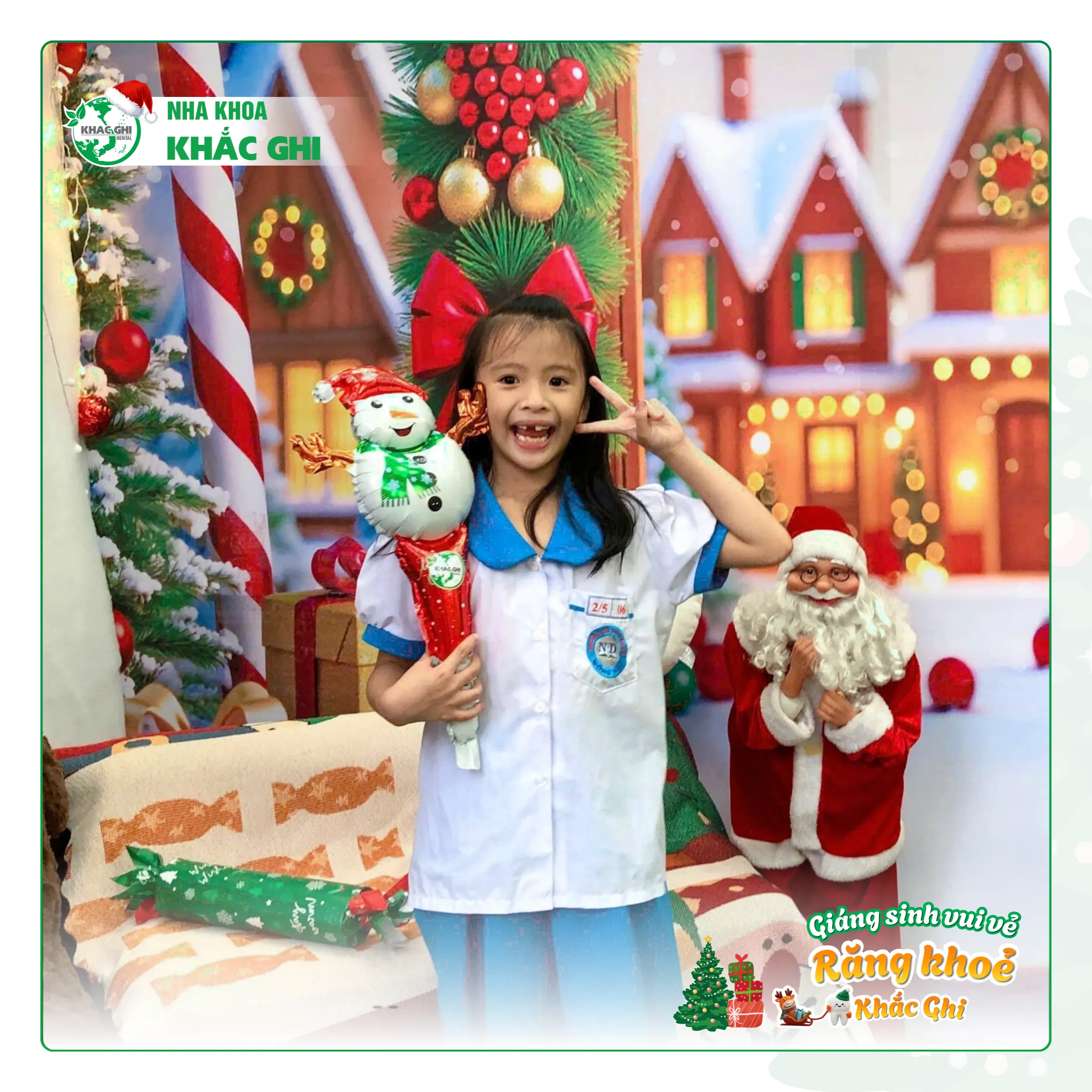 Địa điểm chụp hình Noel - Nha Khoa Khắc Ghi
