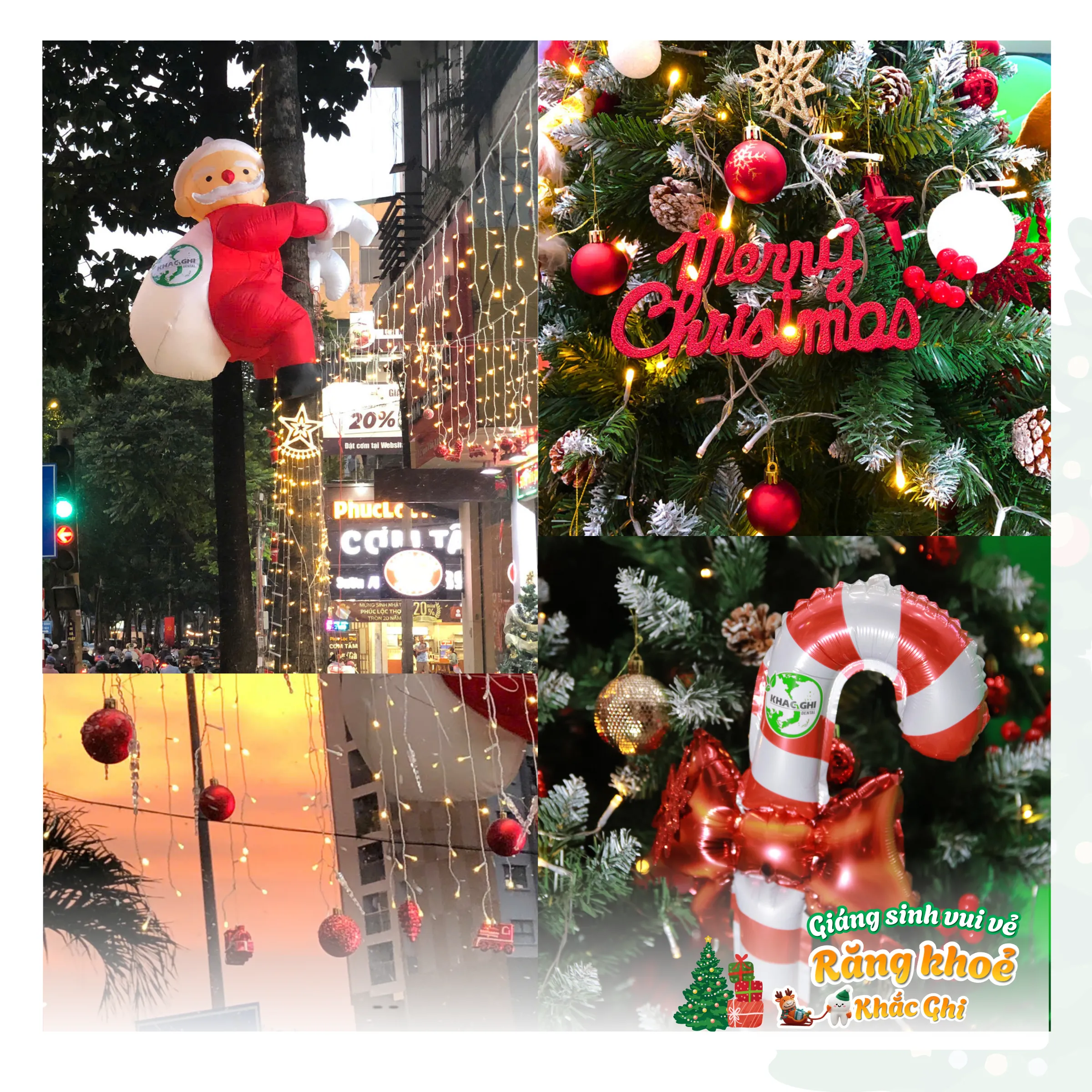 Địa điểm chụp hình Noel - Nha Khoa Khắc Ghi