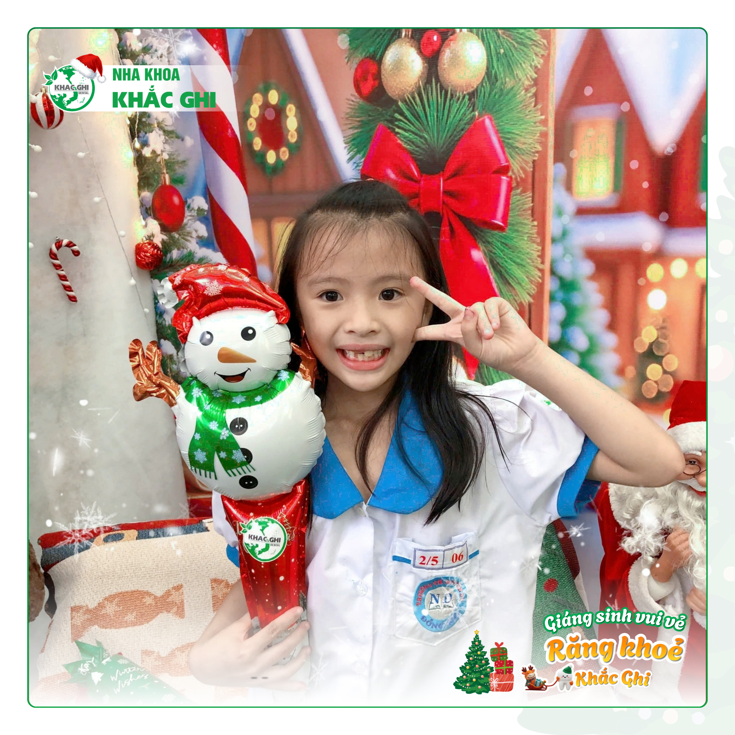 Địa điểm chụp hình Noel - Nha Khoa Khắc Ghi