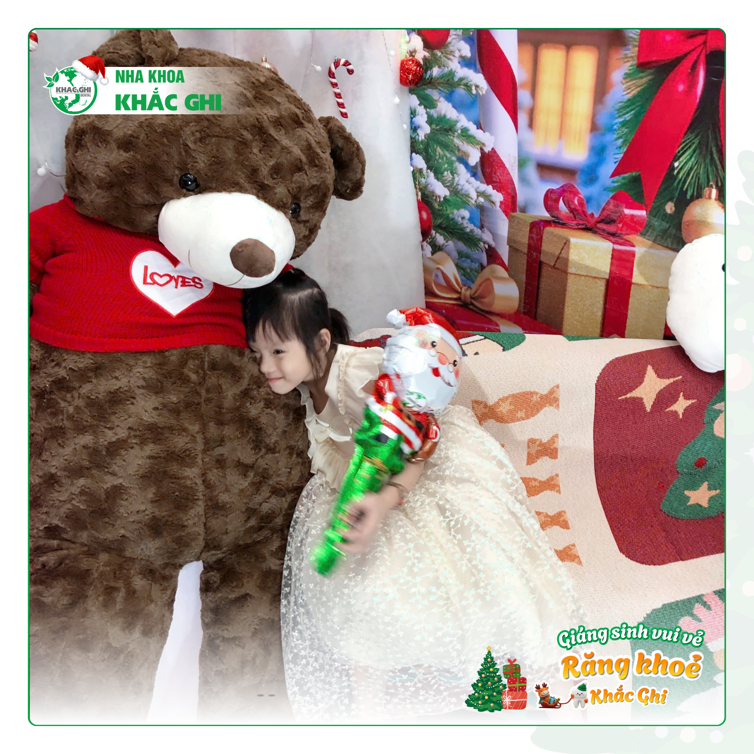 Địa điểm chụp hình Noel - Nha Khoa Khắc Ghi