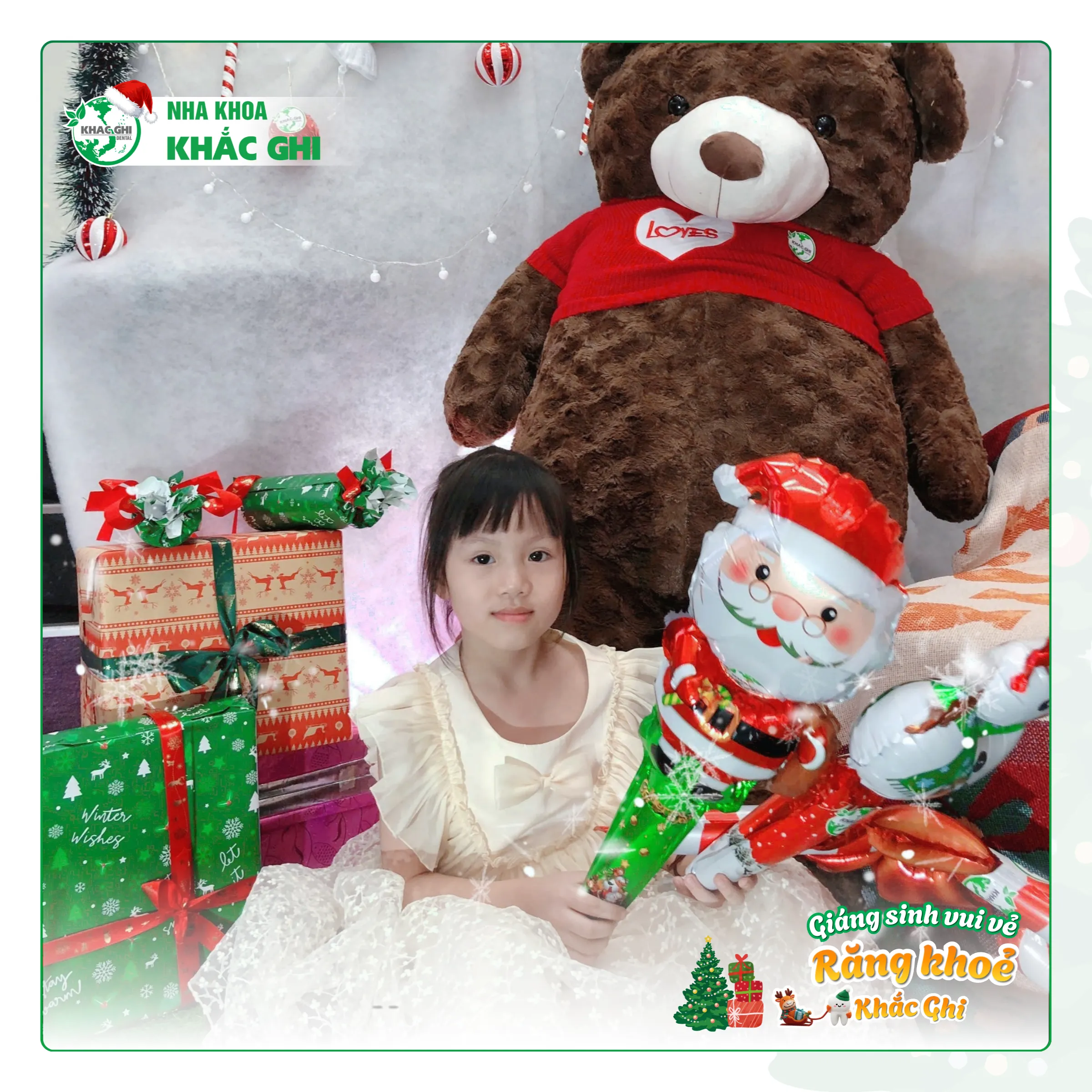 Địa điểm chụp hình Noel - Nha Khoa Khắc Ghi