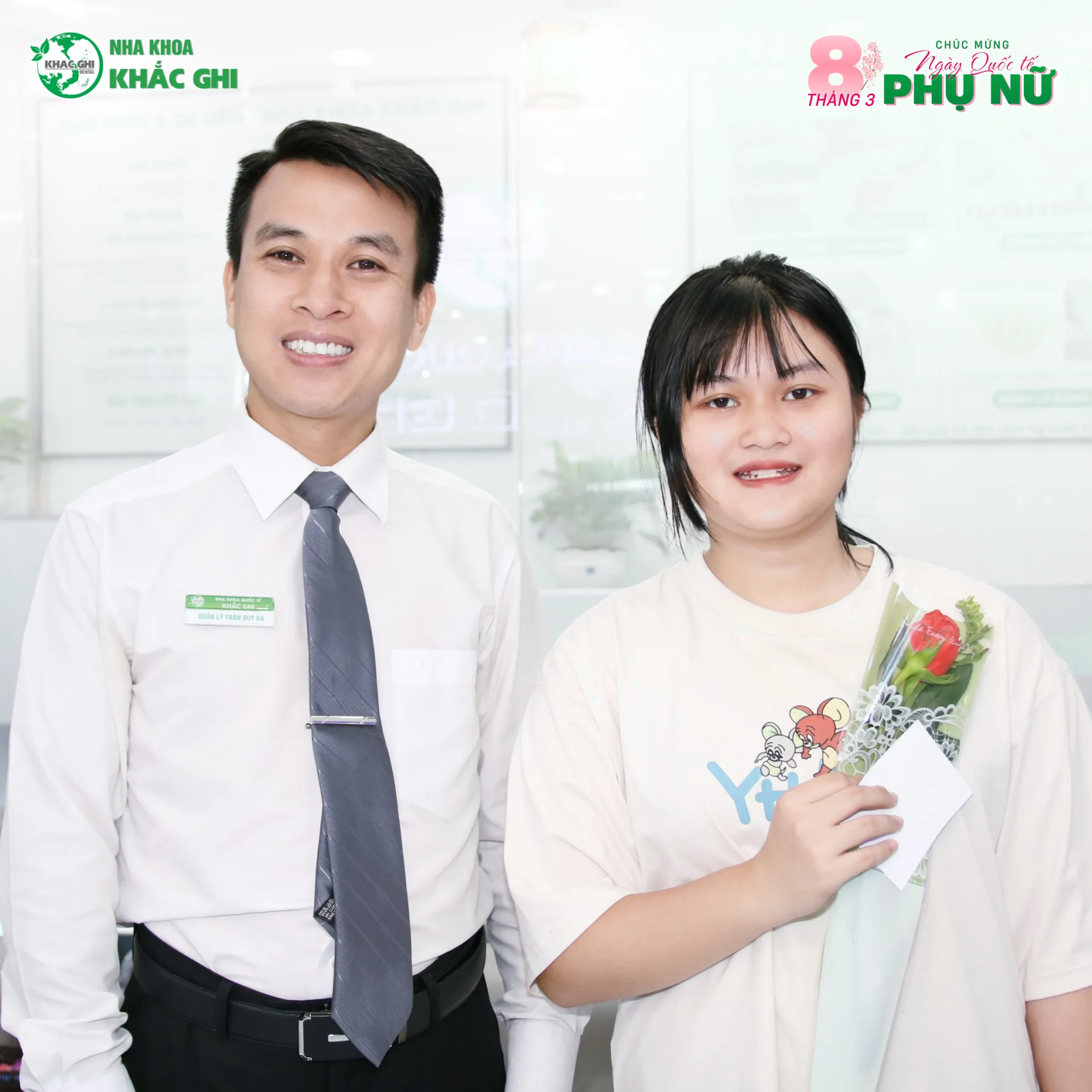 chúc mừng 8/3 Nha Khoa Khắc Ghi