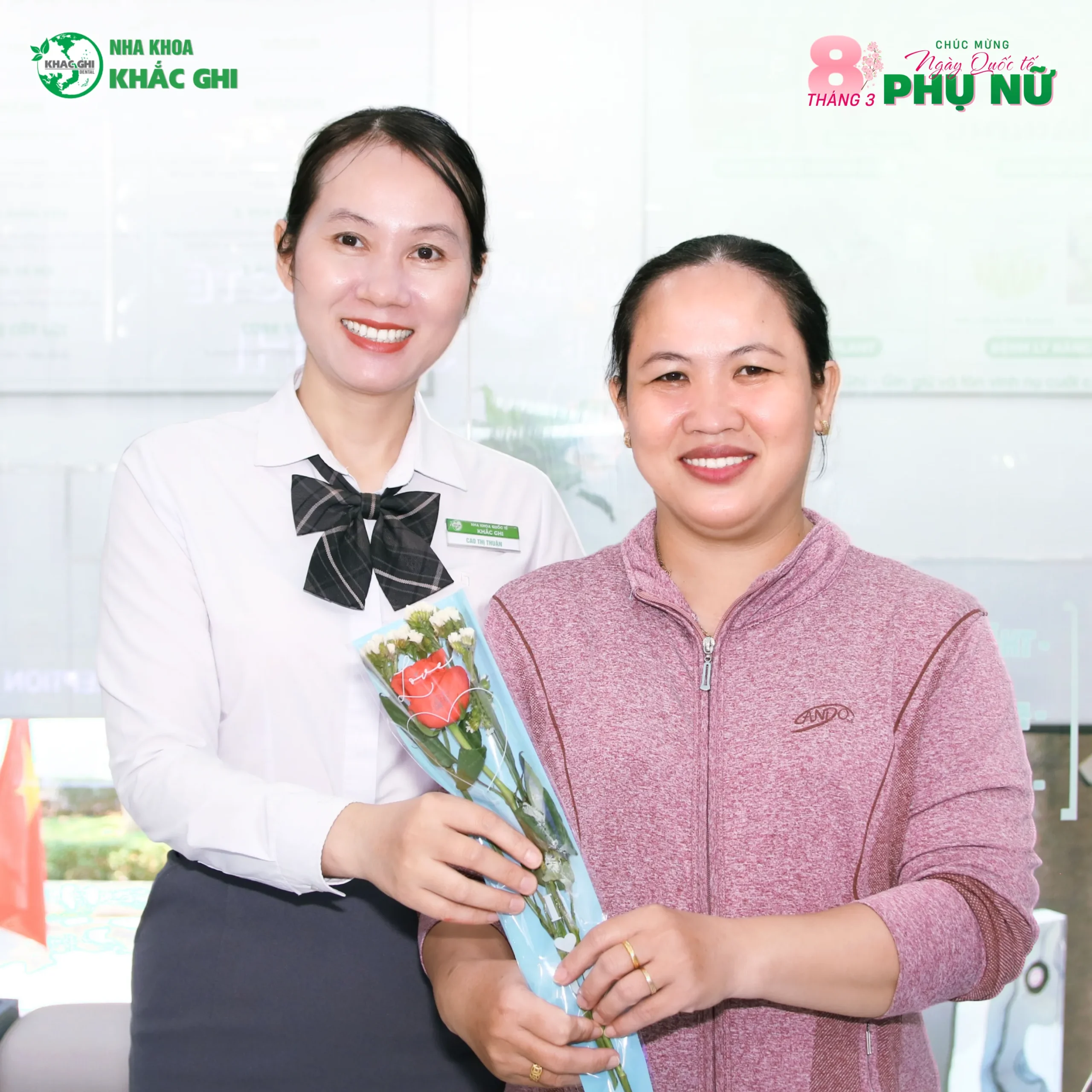 chúc mừng 8/3 Nha Khoa Khắc Ghi