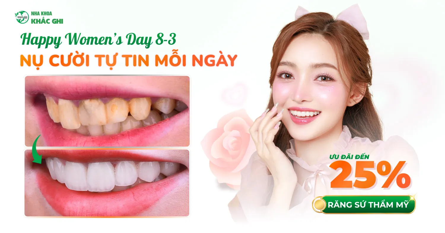 8/3 – Tự thưởng cho bản thân một nụ cười sáng tự nhiên 6 răng sứ thẩm mỹ biên hoà