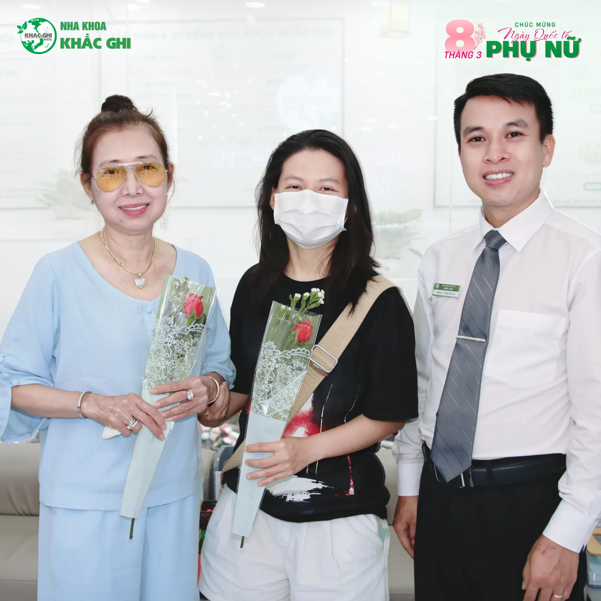chúc mừng 8/3 Nha Khoa Khắc Ghi