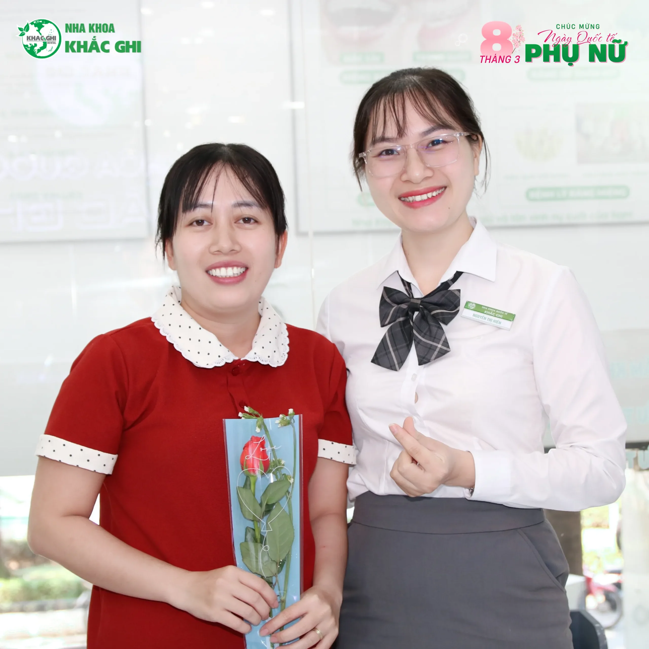 chúc mừng 8/3 Nha Khoa Khắc Ghi