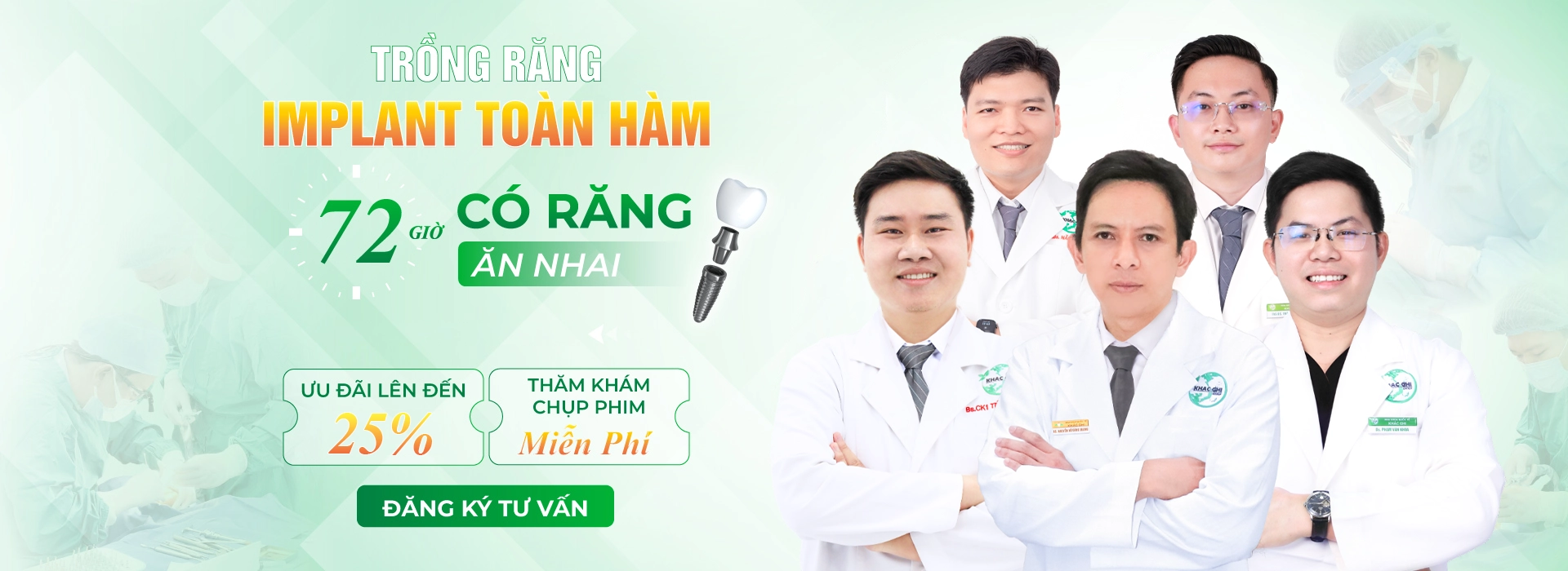 Dịch vụ trồng răng implant tại Nha Khoa Khắc Ghi